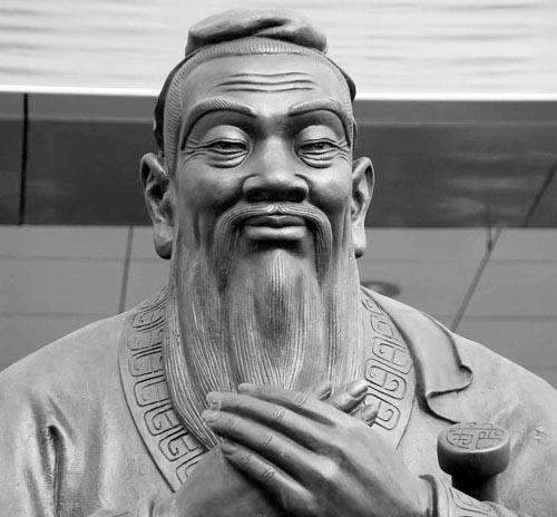 5米孔子雕像-学？？？鬃拥袼-校园文化孔贤人雕像